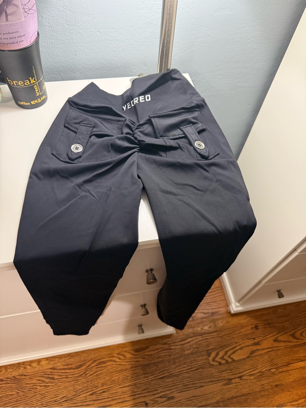 Black yeoreo High-Waist Active Pants